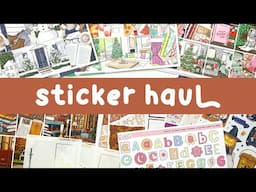 Planner Sticker Haul ☆ Xmas & Reading Journal Stickers