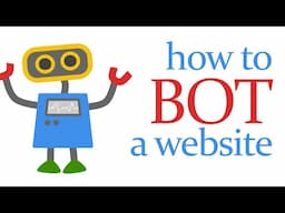 Using a bot to navigate a website (Web scraping)