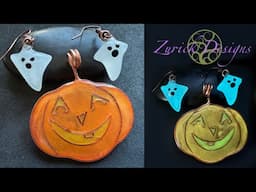 👻 Cute Glow in the Dark Resin Ghosts & Pumpkin Halloween Jewelry 🎃