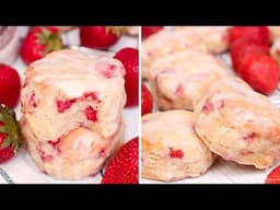 Homemade Strawberry Biscuits 🍓