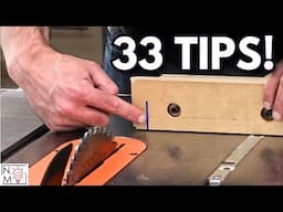 33 Tips for Better Table Saw Cuts | Improve Your Accuracy