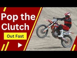 How to POP the CLUTCH on a Dirt Bike Without LOOPING OUT!