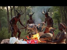 Giant Guineafowl BBQ with the HADZABE TRIBE!