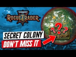 WH 40K Rogue Trader SECRET COLONY revealed. Don't miss Foulstone PERMANENTLY