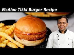 McAloo Tikki Burger - mcdonald's style recipe | CookingShooking