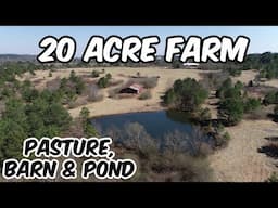 Pond Pasture Mountain Views 20 Acres in Blount Alabama Land For Sale