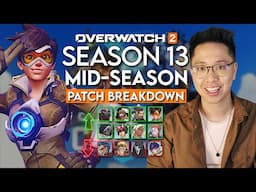 Hanzo can DESTROY TURRETS  - Overwatch 2 Season 13 Mid-Season Patch Breakdown