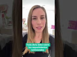 Toda dieta debe cubrir tus requerimientos nutricionales #bajadepeso #dieta #nutricion