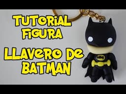 Tutorial -como hacer llavero de BATMAN de porcelana fria/cLAY/polymer/cold