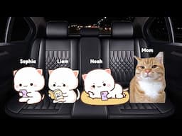 Cat Animation Memes Road Trip Vacation Compilation