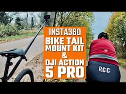 Insta360 Bike Tail Mount Kit and DJI Action 5 Pro Stabilization