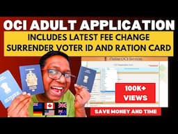 How to apply for OCI surrender Voter ID and Ration Card