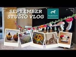 🍄STUDIO VLOG #46 - Yarndale prep, mushrooms, kits, mushrooms, crochet, mushrooms (You will love it!)