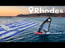 1 Day as a WINDSURF TOURIST in Prasonisi, Rhodes (Greece)