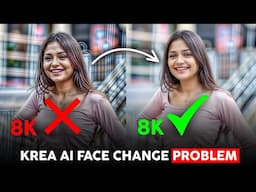 How To Fix Krea Ai Face Change Problem | Krea Ai 4K 8K 16K Photo Editing | Photo Editing