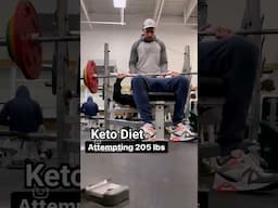 Keto Diet vs High Carb Bench press BEFORE and AFTER #benchpress