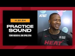 Practice Interview: Terry Rozier III, Erik Spoelstra | November 21, 2024