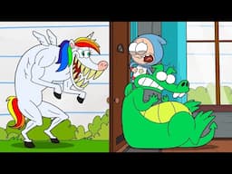 WEREWOLF UNICORN! | (NEW) Boy & Dragon | Cartoons For Kids | WildBrain Happy