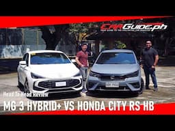 Head To Head: MG3 Hybrid+ vs Honda City RS Hatchback | CarGuide.PH