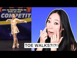 pointe shoe fitter reacts to Ballet TIK Tok 46