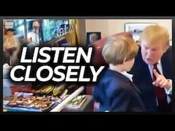 Listen Closely and You Can Hear Trump’s Advice for a Young Barron Trump