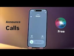 How to Turn on Announce Calls in iPhone - Siri will repeat Caller Name 😁