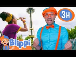 Blippi CLIMBS The TALLEST TOWER! |  Blippi and Meekah Best Friend Adventures | Educational Videos