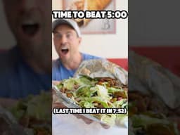 4 Years Later: Donair Challenge Redemption! Can I Beat the Record? #challenge #foodie #short #fyp