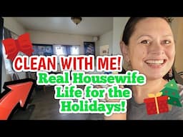 Clean With Me! Deep Cleaning for Christmas! Frugal Family Vlog