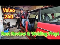 Getting the Volvo 240 ready for Welding