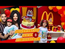 Aniversário de 8 anos do Pietro - Tema Mc Donalds