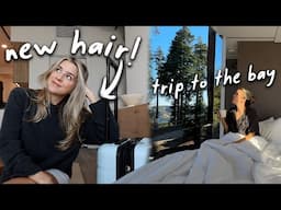 FINALLY doing something different with my hair + staying in a $60k tiny house!