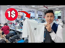 Visité a un FABRICA de polos, camisas en CHINA, como se hacen y precios