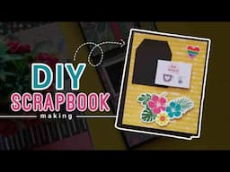 DIY SCRAPBOOK ALBUM | CREATIVE & UNIQUE ALBUM FOR PHOTOS AND MESSAGES | #scrapbook #diycrafts #diy