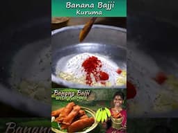 Banana Bajji & Kuruma in 1 Minute | Tasty Snack Combo! #shorts