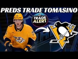 Breaking News: NHL Trade - Predators Trade Philip Tomasino to Penguins