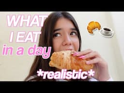 WHAT I EAT ON A SCHOOL DAY *realistic*