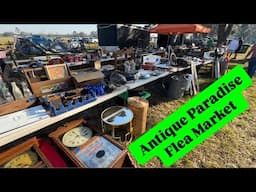 ANTIQUING AT THE FLEA MARKET / TRACTOR SHOW / SHOP WITH ME FOR  ANTIQUES AND COLLECTIBLES VLOG VIDEO