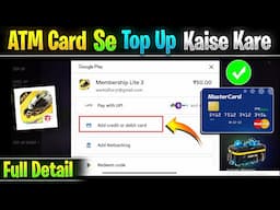 How to top up in Free Fire using ATM card | Top Up in Free Fire using Debit Card | Free Fire