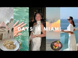 days in miami | girls night, morning swims, great food, and self care🫧🍧🥂