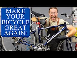 DO THIS! Before you buy a new bike! YOUR BIKE is GOOD ENOUGH for who it's for 😜 Easy Bike Tuneup 🚲🔧