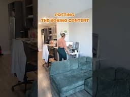 Post the “boring content”