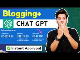 Blogging + ChatGPT = $50 Per Day | Blogging With ChatGPT | Chat GPT se Paise Kaise Kamaye 2025