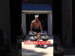 Jujimufu Carries 1,000lb Wheelbarrow #shorts #workout #strongman