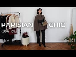 Parisian Style Chic Winter capsule wardrobe with 10 Timeless Staples