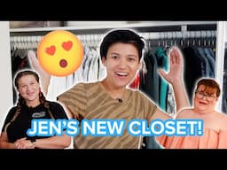 Jen's NEW Closet Is Professionally Organized | Kitchen & Jorn