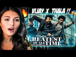 THE GREATEST OF ALL TIME - G.O.A.T - Movie Reaction Part 1 |Thalapathy Vijay | FIRST Time Watching 😱