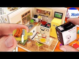 Making Miniature Kitchen! Rolife vs Mini Brands & MiniVerse