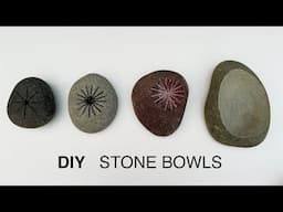 Carving Rocks into Bowls