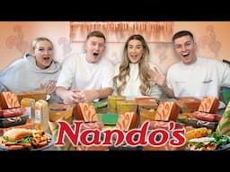 Last To STOP Eating NANDOS Wins Vs BRANDONIO AND ERIN BOWYER!